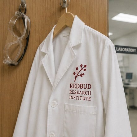 Lab coats with logo printing